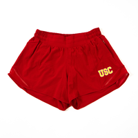 USC Trojans Women's lululemon Cardinal Hotty Hot Low-Rise 4" Short